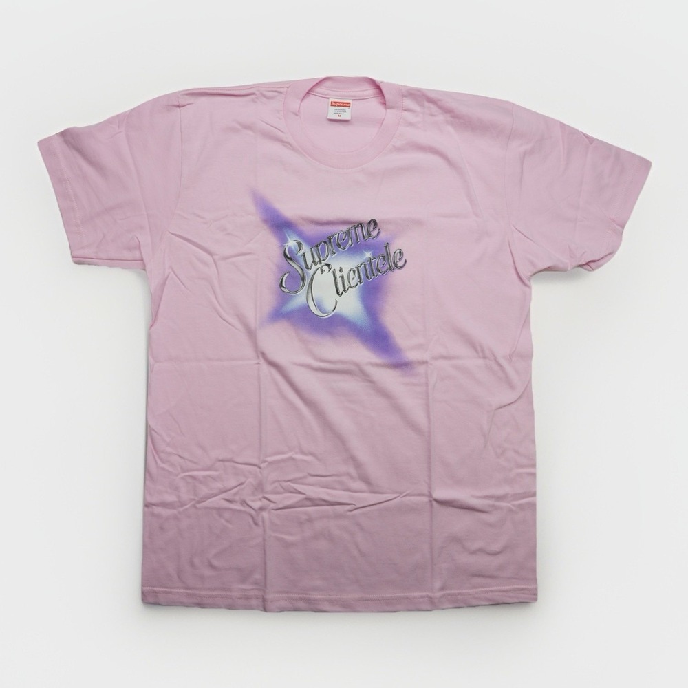 SUPREME CLIENTELE Ghost Face Killah x Supreme Tee - Pink Size Medium NWT